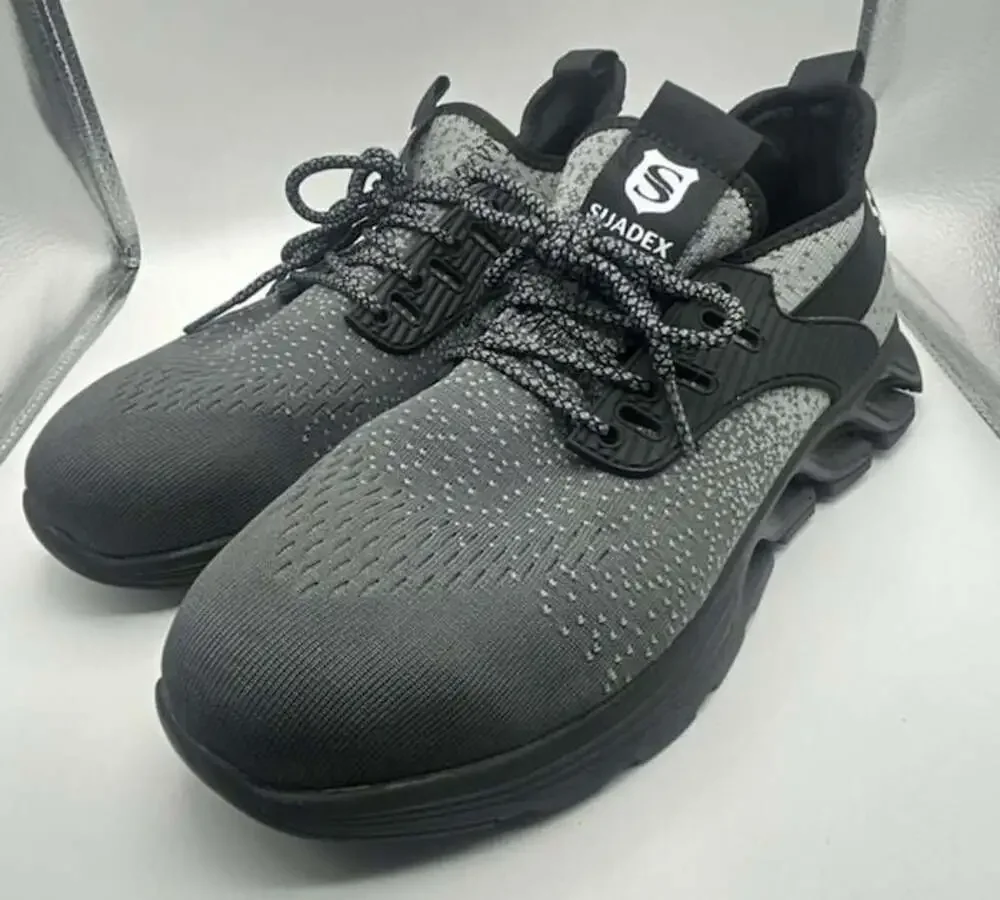 SUADEX Model 2817 Indestructible Safety Work Shoes Steel Toe Breathable Sneakers